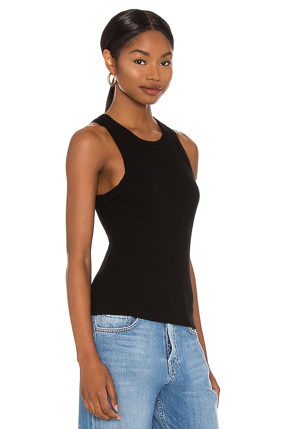 view 2 of 4 Isabel Rib Tank in Black