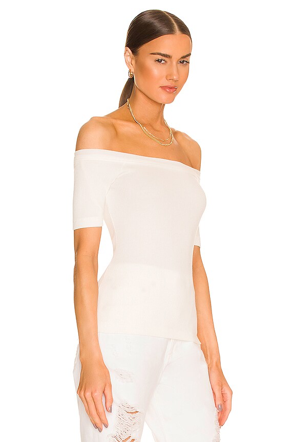 view 2 of 4 Rey Off The Shoulder Top in Milque