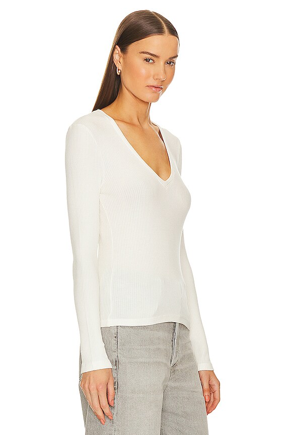 view 2 of 4 МАЙКА С V-ОБРАЗНЫМ ВЫРЕЗОМ FLORENCE in Pashmina