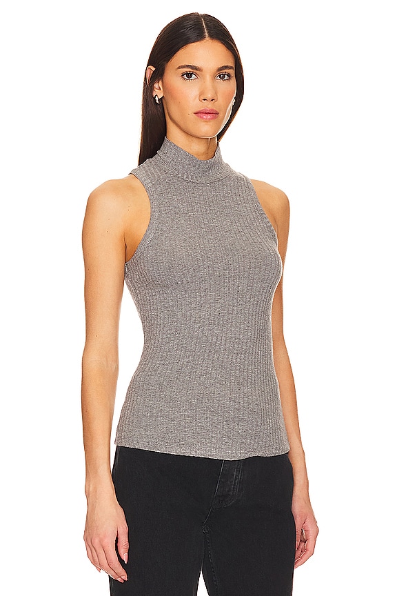 view 2 of 4 ALICE ベビータートルネックタンク in Milano Grey