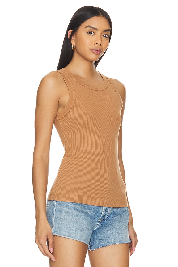 view 2 of 4 Isabel Rib Tank in Topaz