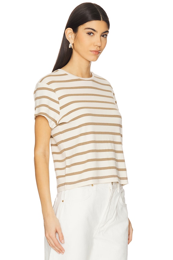 view 2 of 4 Kyle Tee in Ginger Stripe