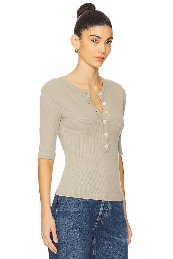 view 2 of 4 Nali Henley Tee in Flora