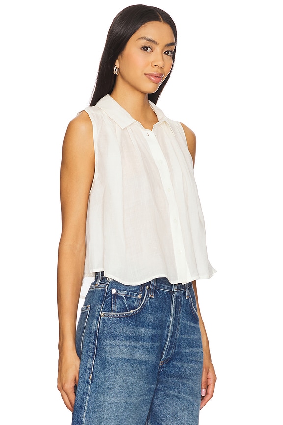 view 2 of 4 Ambrose Sleeveless Top in Vanilla