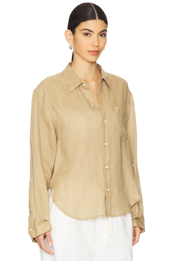 view 2 of 4 Kayla Shrunken Shirt in Gobi