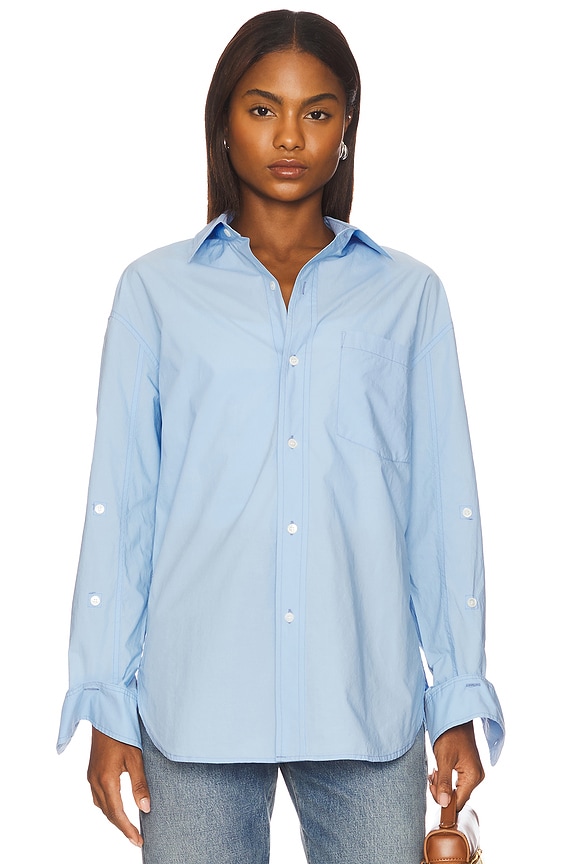 view 2 of 5 Kayla Shirt in Banker Blue