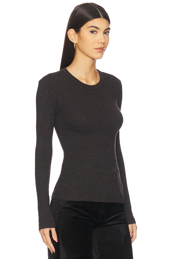 view 2 of 4 Bina Crewneck in Heather Brown