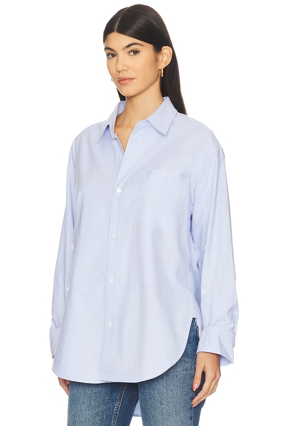 view 2 of 4 Kayla Shirt in Oxford Blue