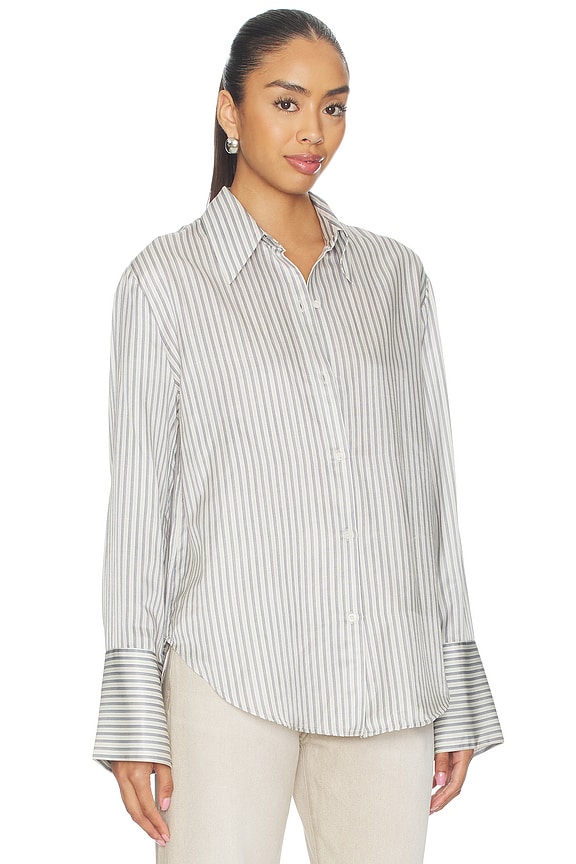 view 2 of 5 CAMISA ABOTONADA CAMILIA in Miranda Stripe