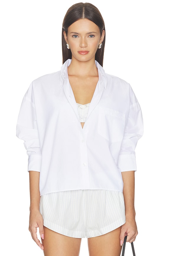 view 2 of 5 TOP BLUSA PETIT in Optic White