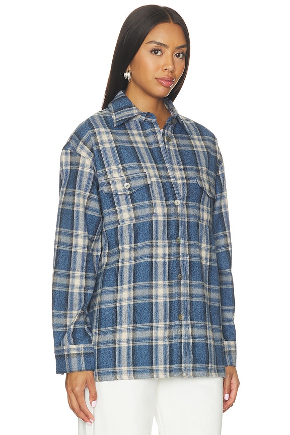 view 2 of 5 CHEMISE VINTAFE in Marina Plaid