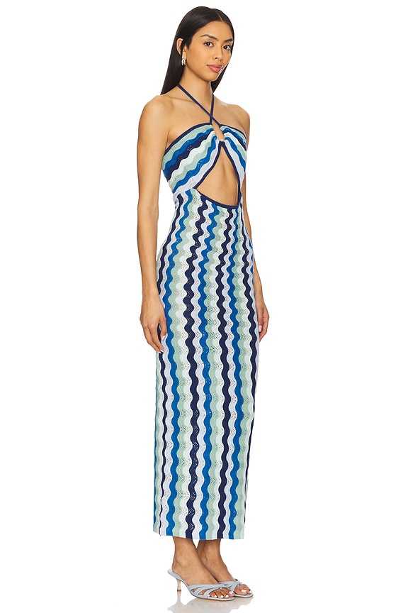 view 2 of 4 Poppy Knitted Dress in Blue