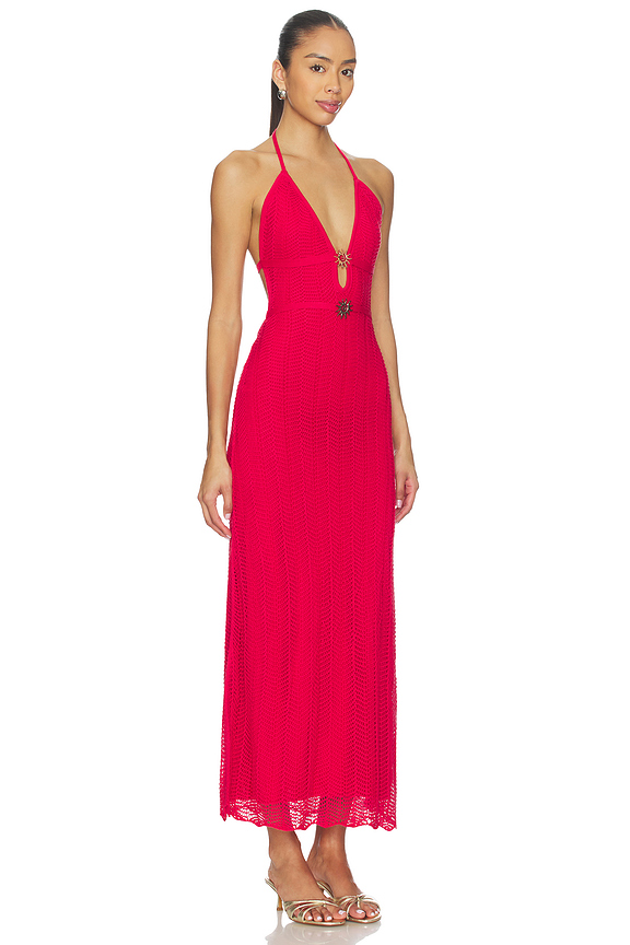 view 2 of 4 ROBE MAXI ARIEL in Red