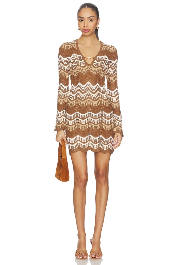 view 1 of 3 Sandra Mini Dress in Brown