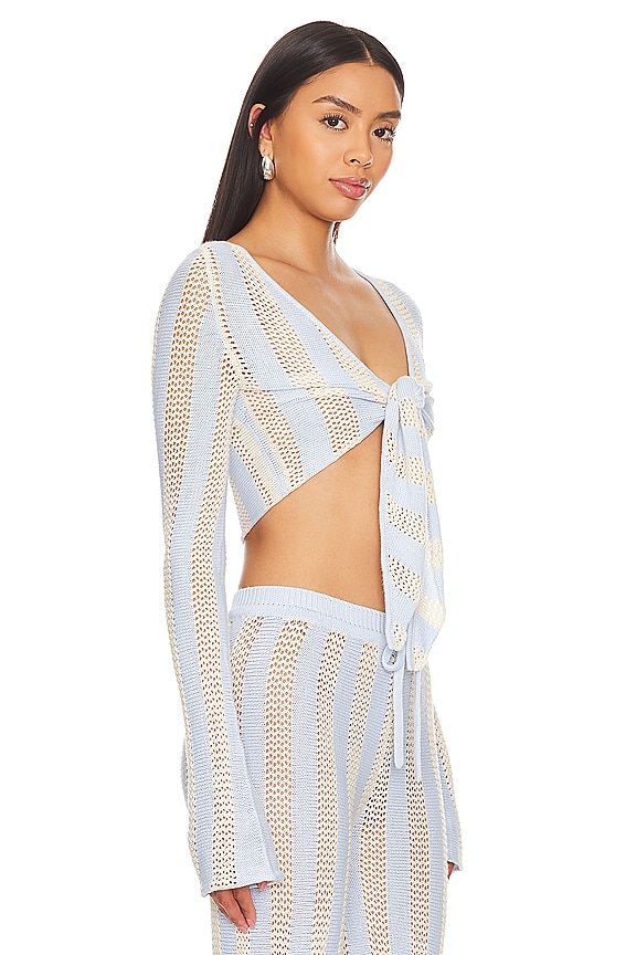 view 2 of 4 Paloma Top in Light Blue