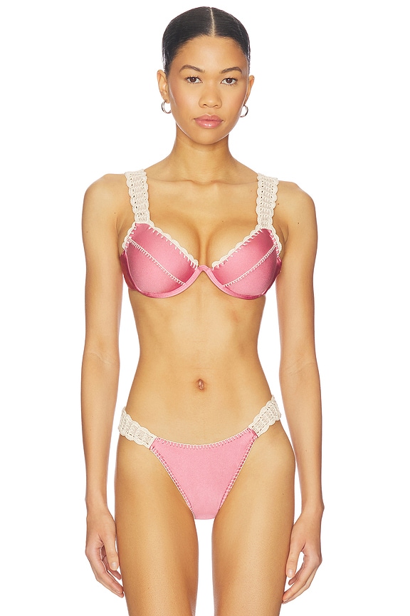 view 1 of 4 Alessia Top in Pink