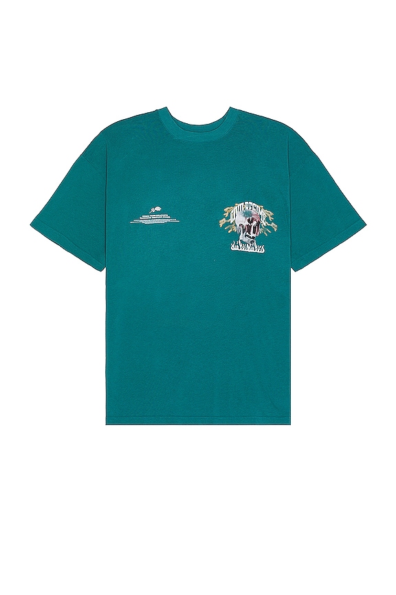 view 2 of 3 Electric Rush American Classic Oversized Tee in Turquoise