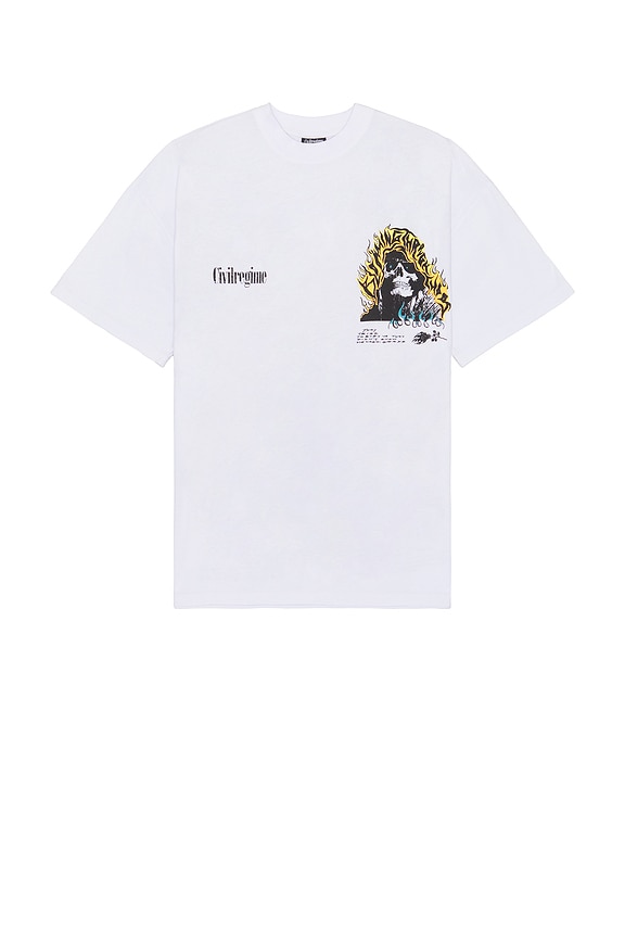 view 2 of 3 American Classic Oversized Tee in White