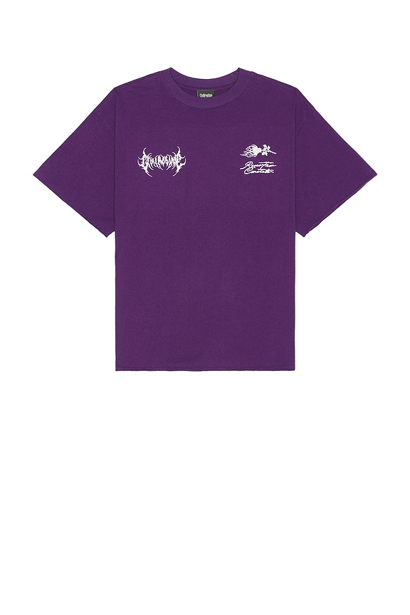 view 2 of 3 Watch Us Burn Dungeon Tee in Deep Dark Purple