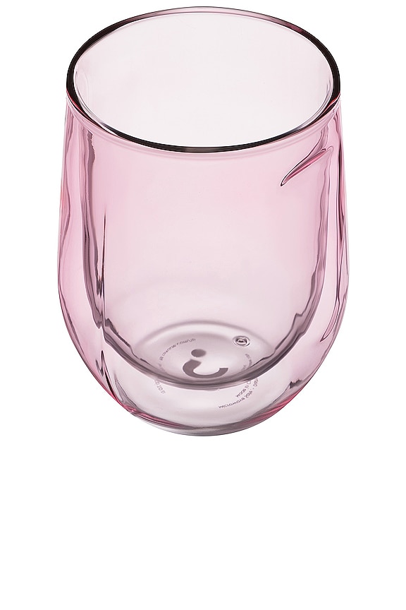 view 2 of 3 Glass Stemless Cup Double Pack in Blush
