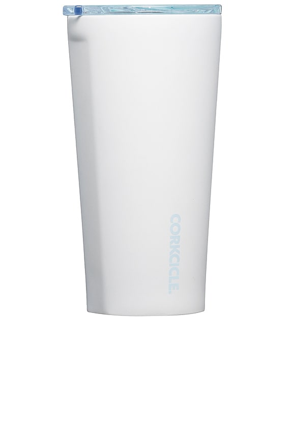 view 2 of 3 Pure Taste Tumbler 16oz in Ceramic White & Powder Blue