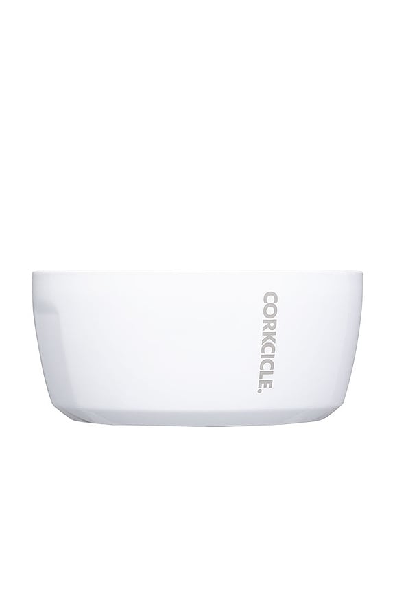 view 2 of 3 BOL PARA PERRO GLOSS WHITE DOG BOWL 16OZ in Gloss White