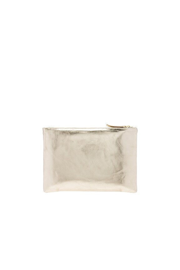 view 2 of 4 Flat Clutch in Yellow Gold