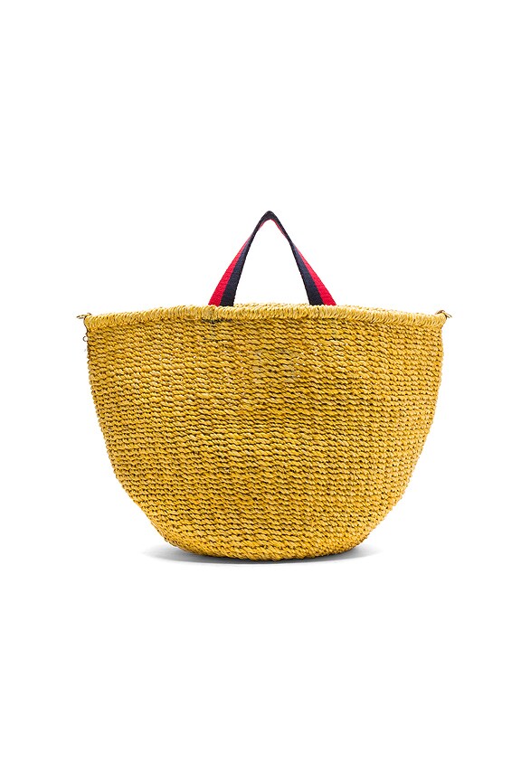 view 2 of 5 Lea Tote in Yellow Woven