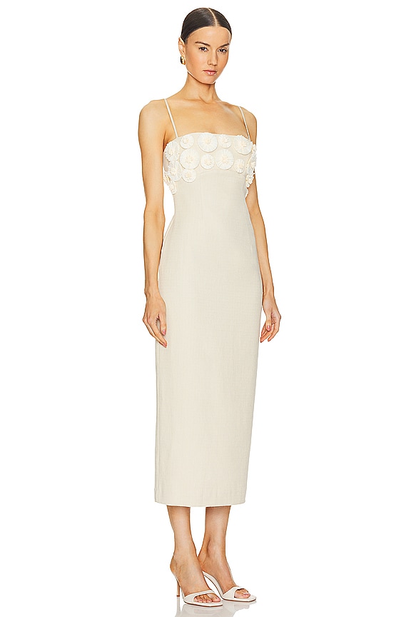 view 2 of 4 Delilah Dress in Macadamia