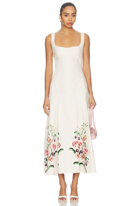 view 1 of 3 ROBE PLISSÉE CHARLIE in Passiflora