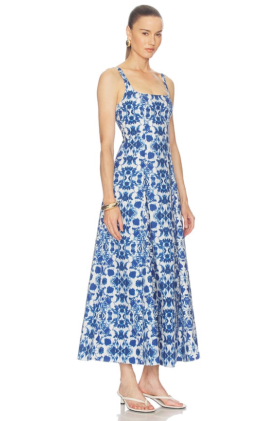 view 2 of 3 VESTIDO RAFAELLA in Lapis Mirage