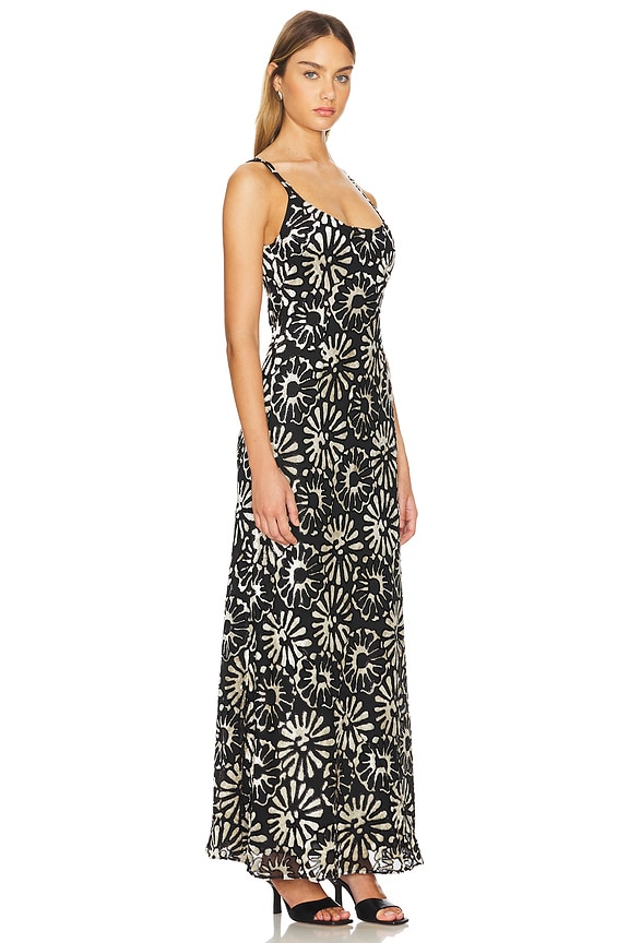 view 2 of 4 Florian Dress in Flocked Daisy