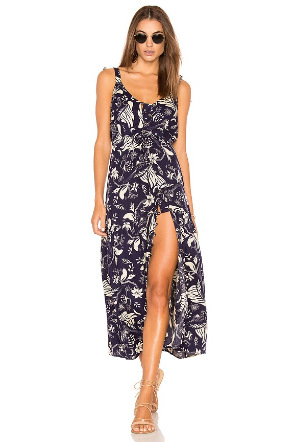 view 1 of 3 Bazaar Dress in Indigo Temple
