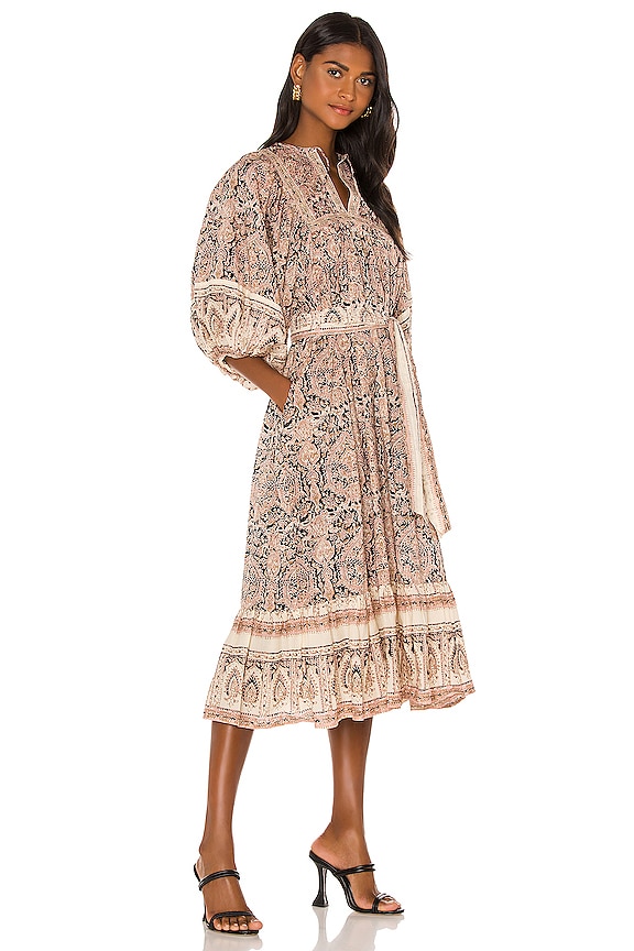 view 2 of 3 VESTIDO MIDI MAGDALENA in Rishi Border