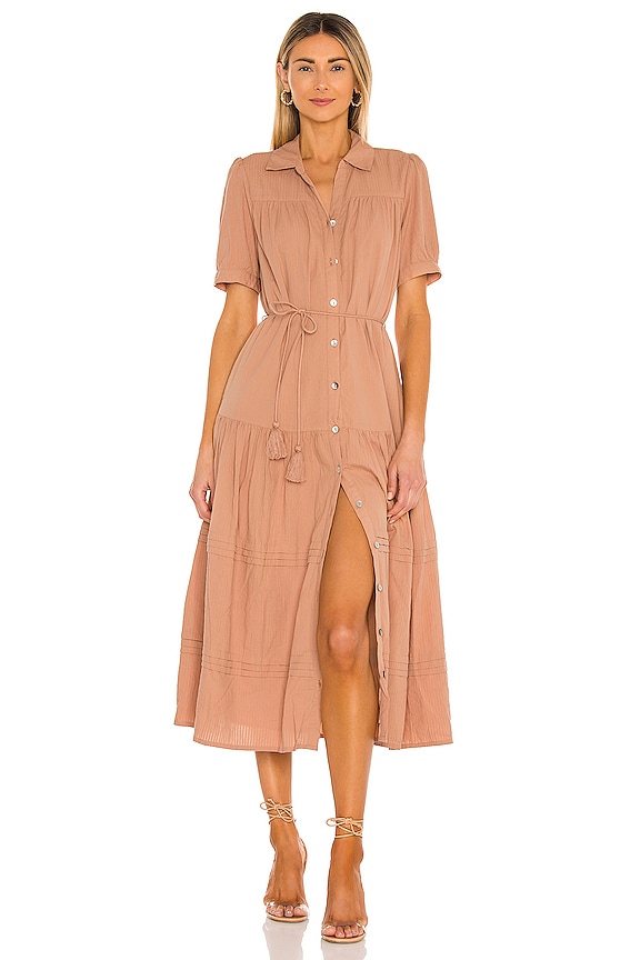view 2 of 3 Peyton Ankle Dress in Tan