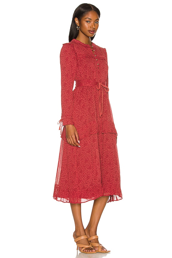 view 2 of 3 Iris Midi Dress in Kerala Black Print