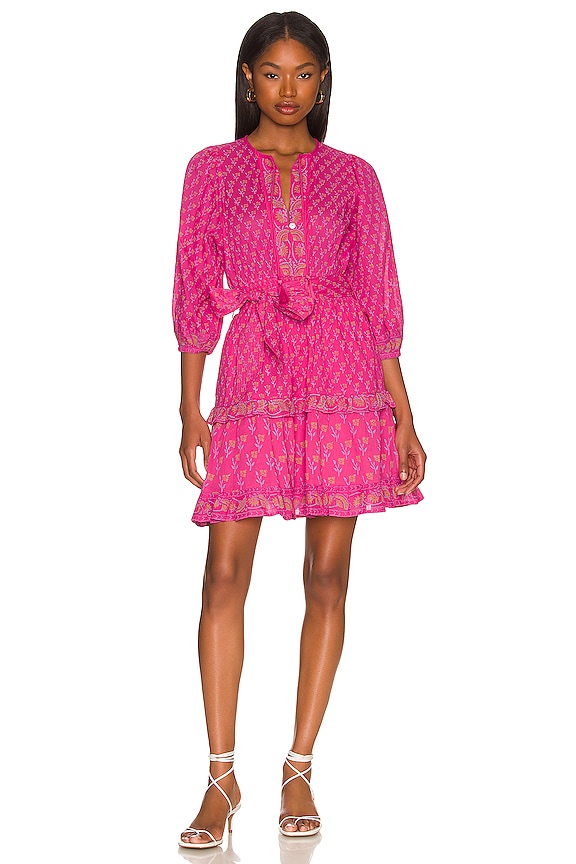 Cleobella Demi Mini dress in Ditzy Mix Block Print | REVOLVE