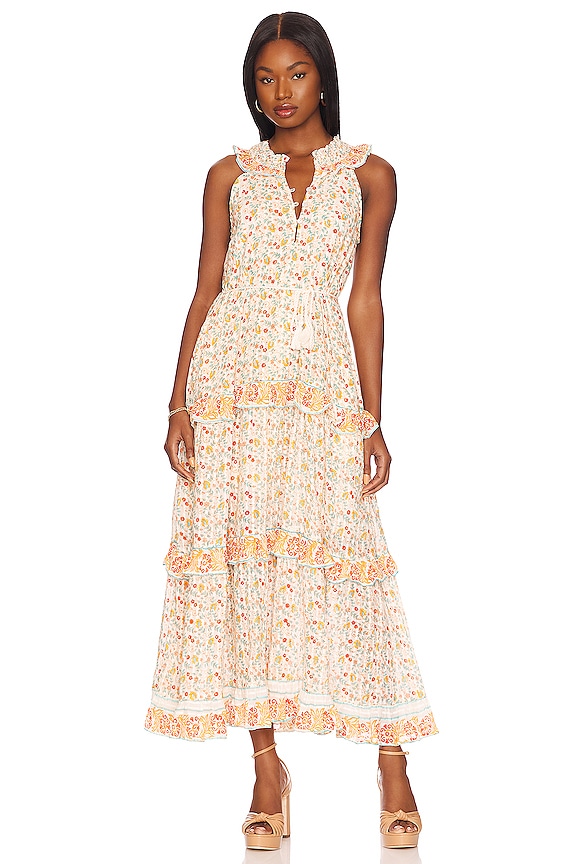 view 1 of 3 Kyra Ankle Dress in Carnation Print