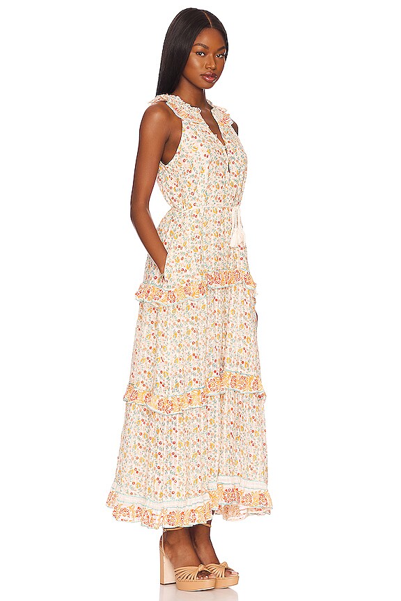 view 2 of 3 Kyra Ankle Dress in Carnation Print