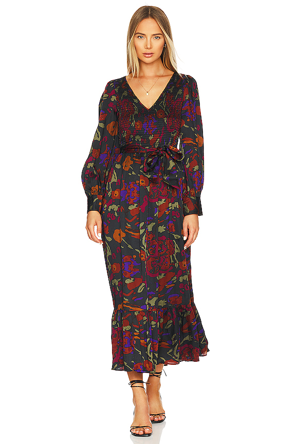 view 1 of 4 Juliette Midi Dress in Garden Floral Print