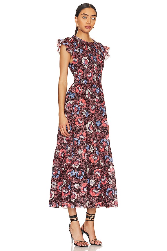 view 2 of 3 VESTIDO AL TOBILLO KYAH in Calista Floral