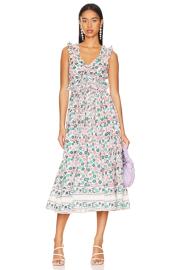 Cleobella Lorelai Ankle Dress in Wildflower | REVOLVE