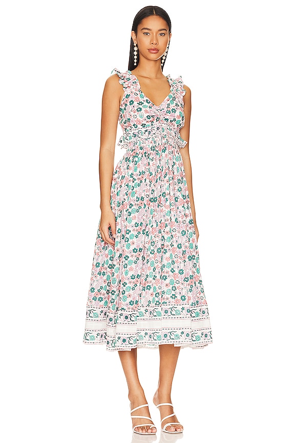 view 2 of 3 KAREENA ミディ丈ドレス in Wildflower