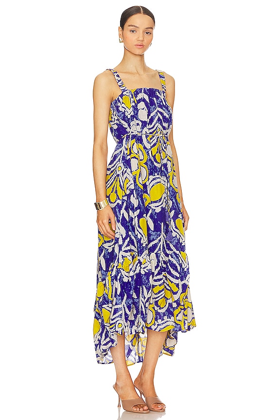 view 2 of 3 ПЛАТЬЕ МИДИ MURIEL in Azores Print