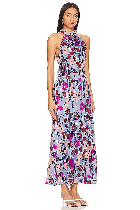 view 2 of 3 Iman Ankle Dress in Waterlily