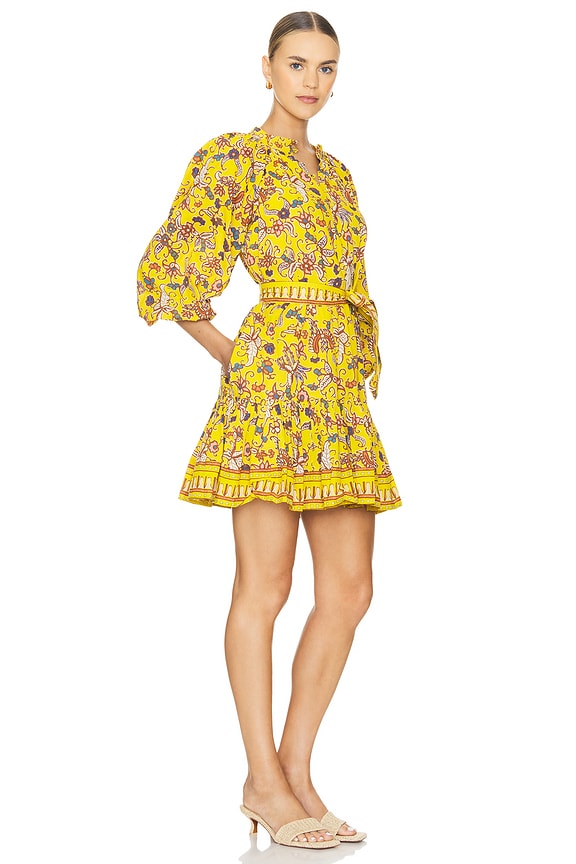 view 2 of 3 ROBE COURTE ELVIA in Evora Print