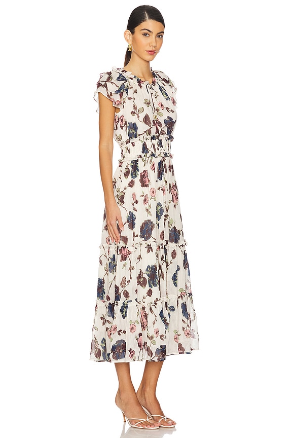 view 2 of 3 Delaney Midi Dress in Jardin Print