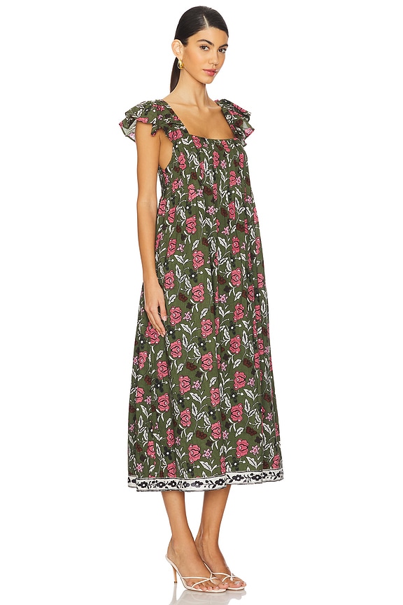 view 2 of 3 ROBE PHOEBE in Fiore Print