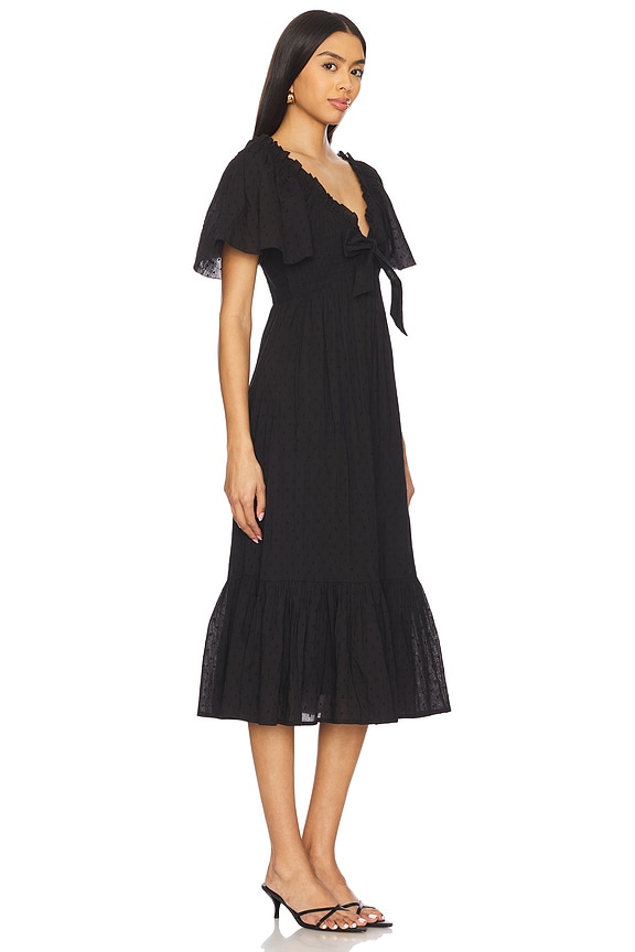 view 2 of 4 ASHLYN 미디 원피스 in Black