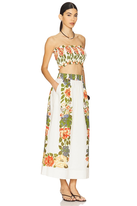 view 2 of 3 Ruby Top And Midi Skirt Set in Juliet Print